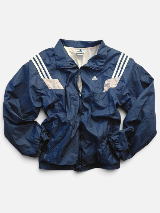 adidas Other - Vintage 90s Adidas Colorblock Windbreaker Navy Blue Jacket XL